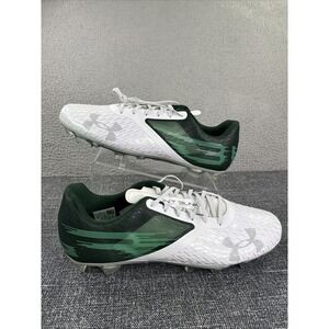 Under Armour Cleats Men Size 15 UA Blur Lux MC Football Cleats Green 3023190-301